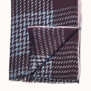 Épice Tweed Check Wool Scarf (like new)